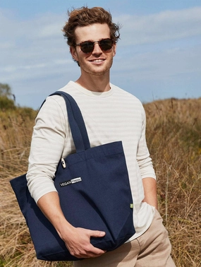 Vegan Organic Cotton Canvas Marina Tote | Multiple Colours