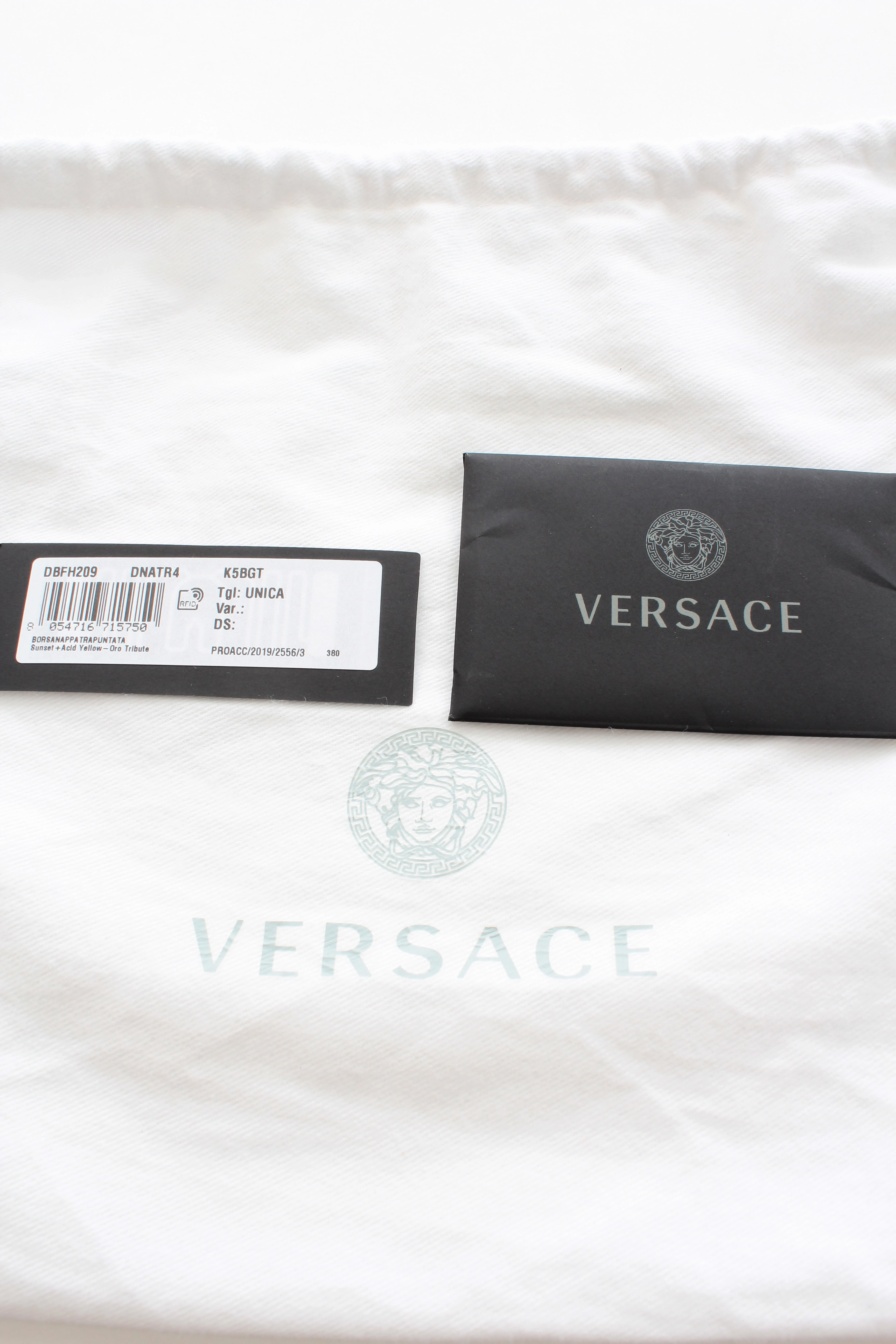Versace 'Virtus' Mini Quilted Leather Shoulder Bag