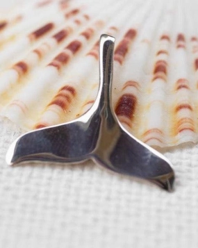 Whale tail Pendant ~ Sterling Silver 925 ~ SMP059