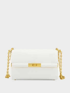 White Marlene Shoulder Bag