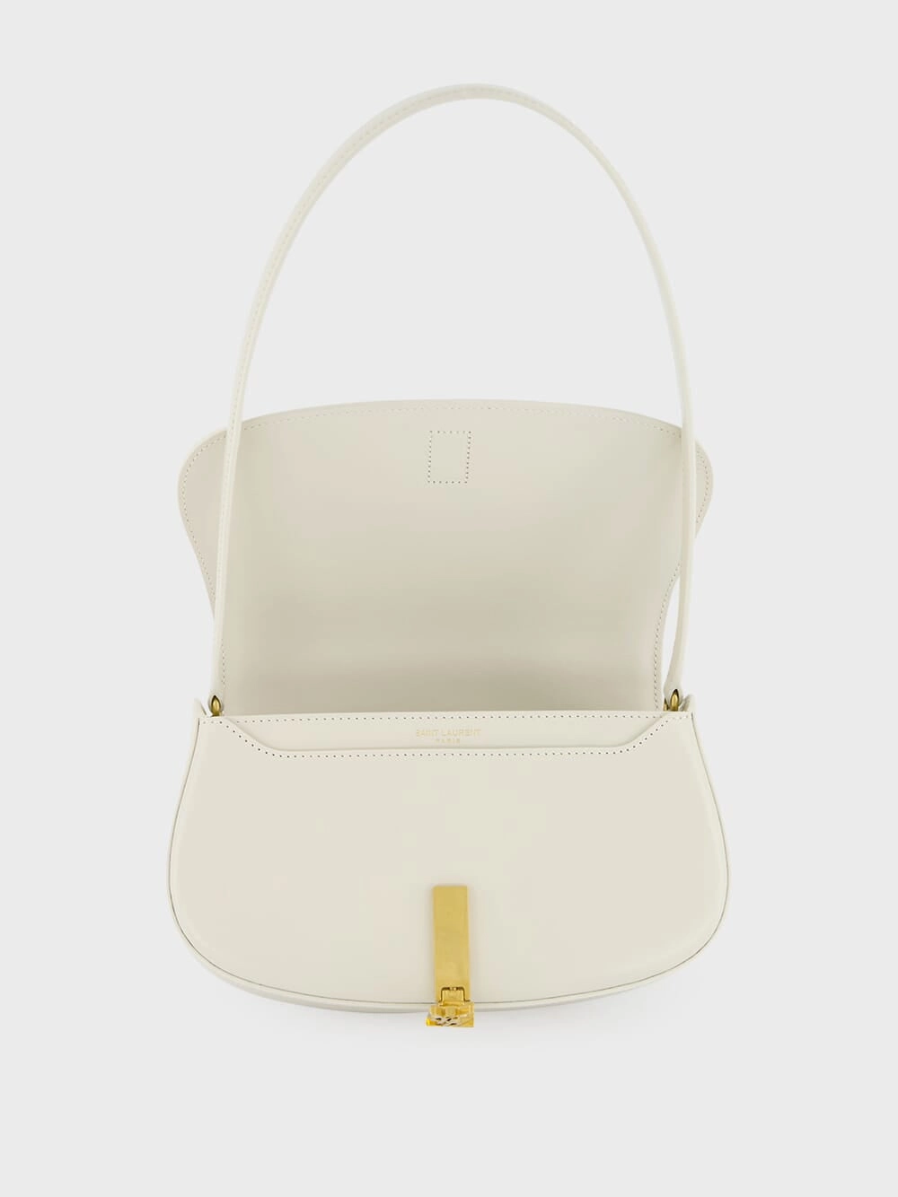 White Mini Voltaire Leather Bag