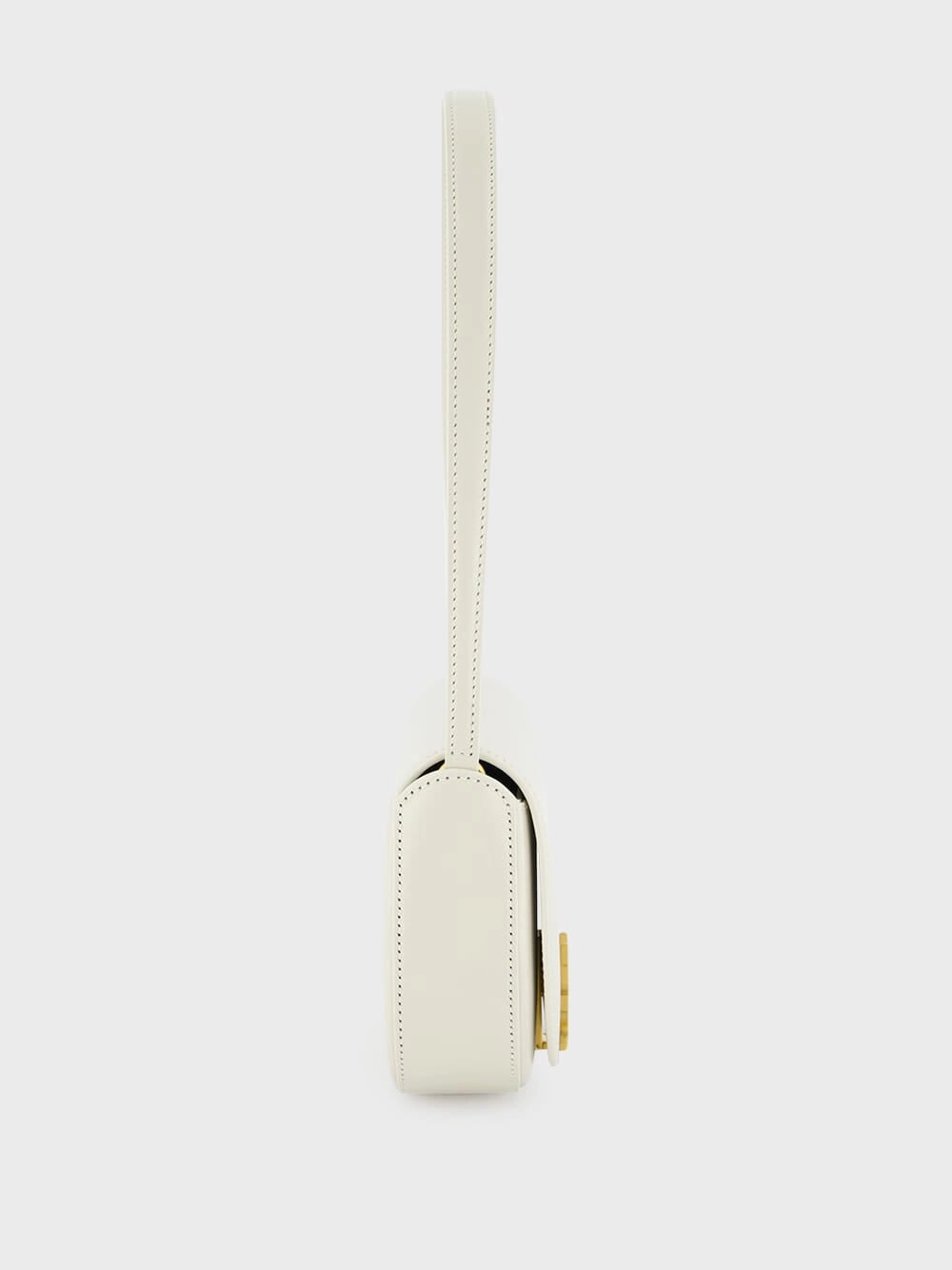 White Mini Voltaire Leather Bag
