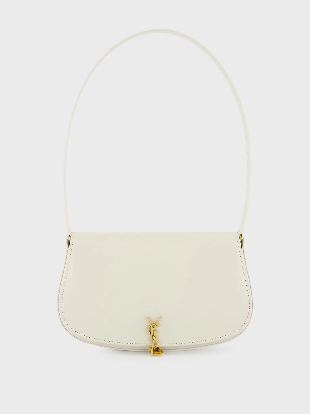 White Mini Voltaire Leather Bag