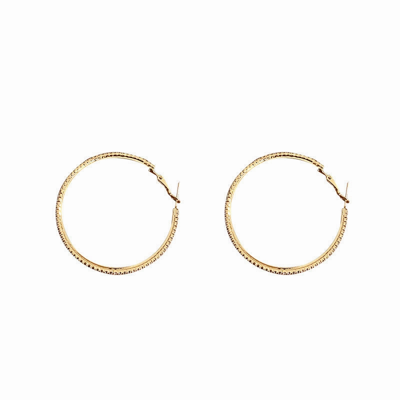 Wholesale 925 Silver Pin Diamond Single Row Alloy Earrings