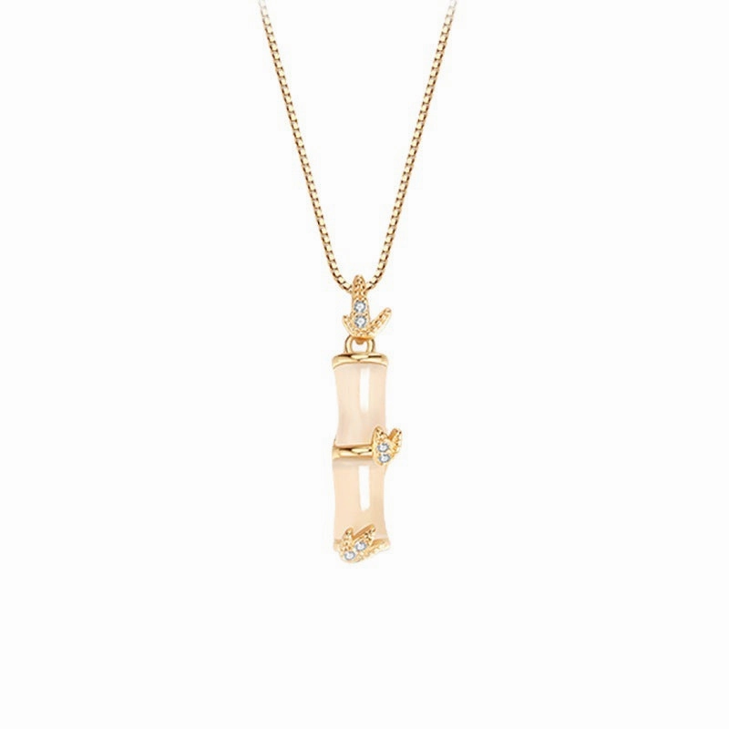 Wholesale Bamboo Opal Silver Necklaces