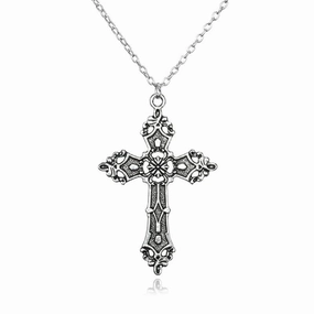 Wholesale Baroque Cross Vintage Bohemian Gothic Sweater Chain