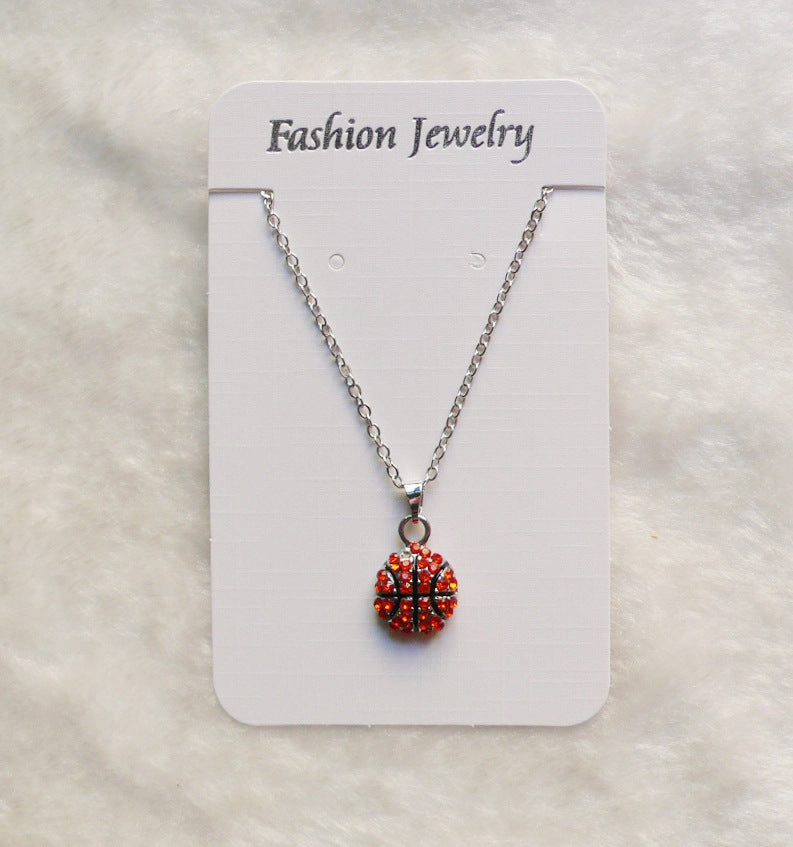 Wholesale Basketball Rugby Necklace Softball Pendant Necklaces