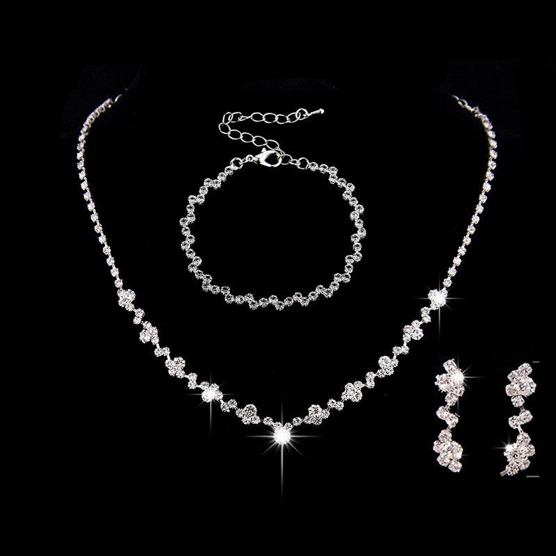 Wholesale Bridal Jewelry Rhinestone Earrings