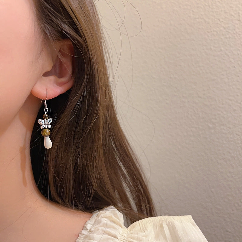 Wholesale Butterfly Vintage Alloy Earrings