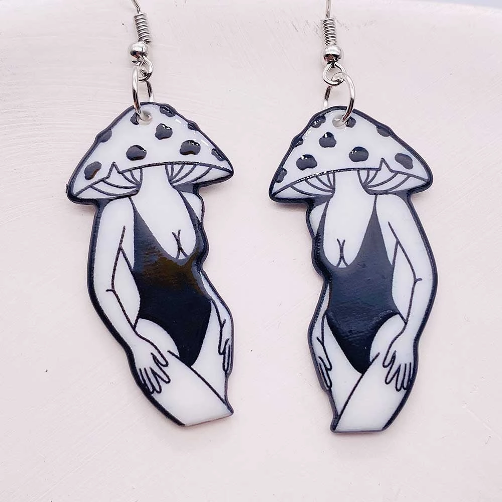Wholesale Cartoon Character Acrylic Earrings