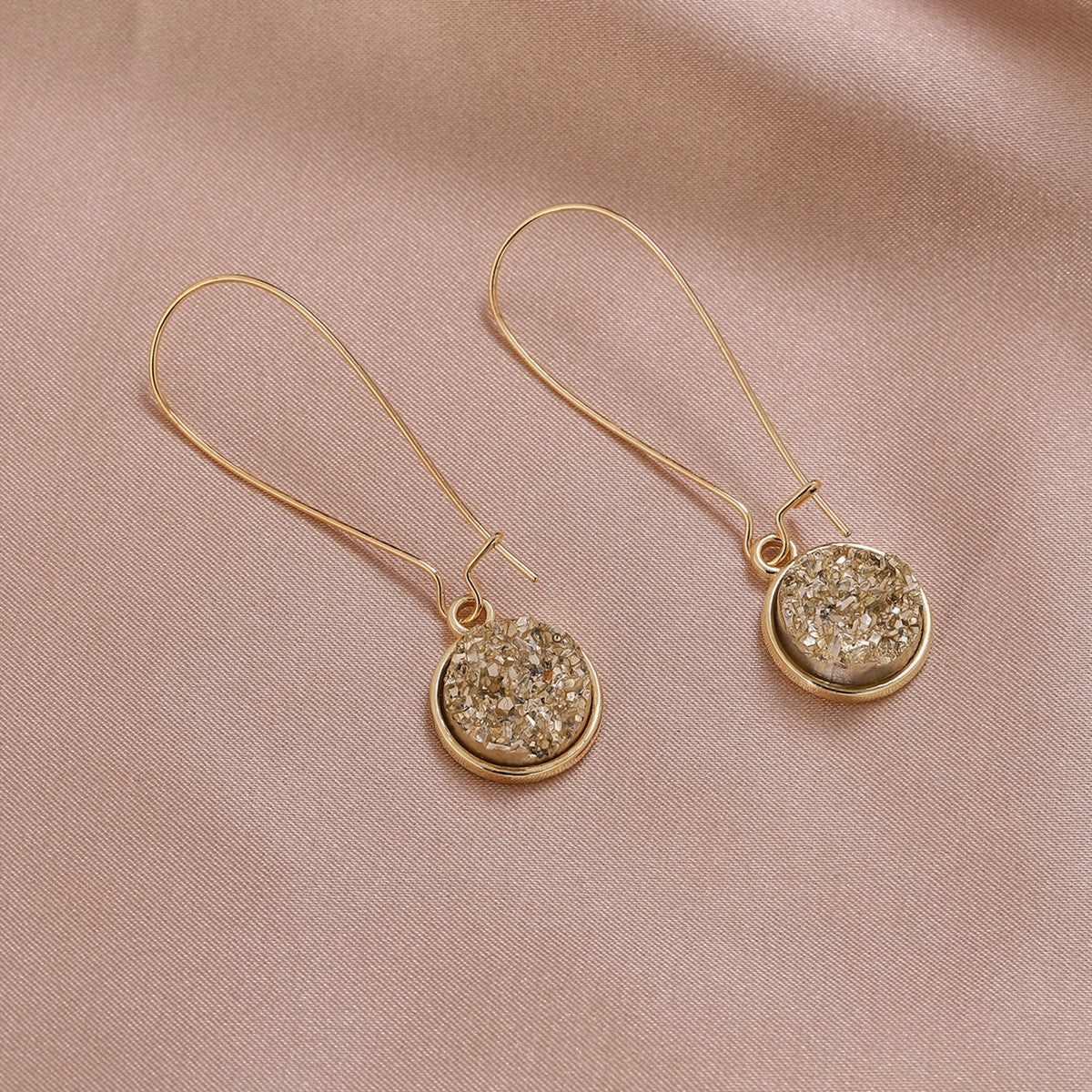 Wholesale Colored Baby's Breath Plastic Earrings