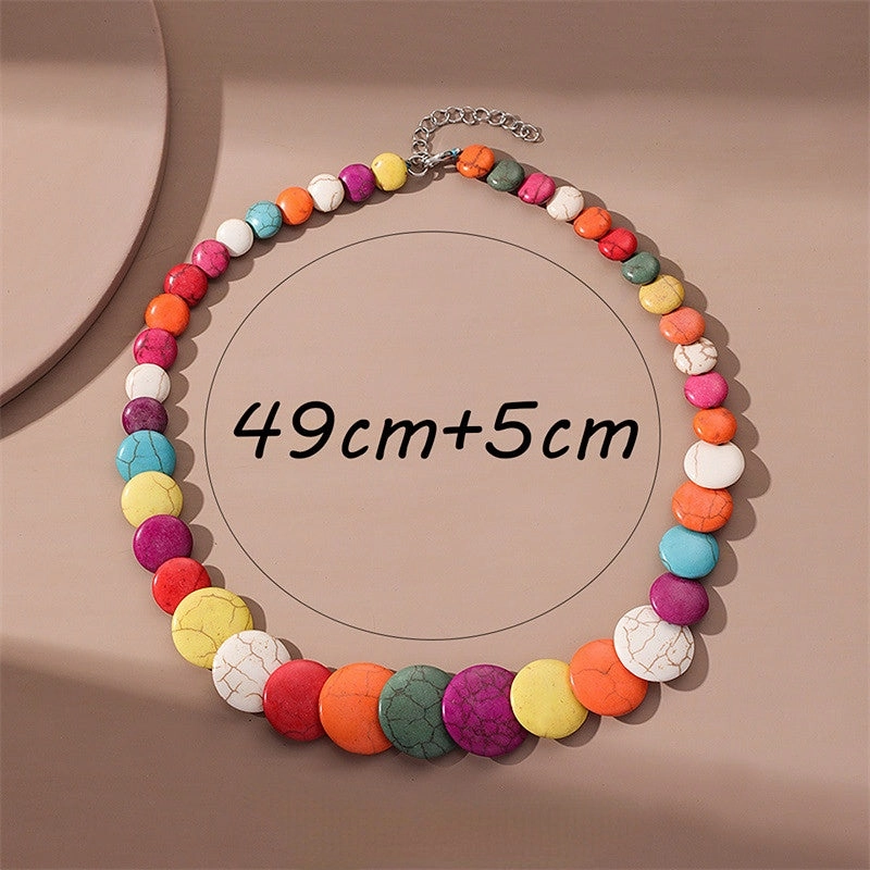 Wholesale Colorful Stone Creative Necklaces