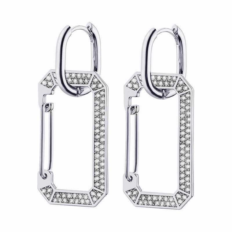 Wholesale Copper Zirconium Alloy Earrings
