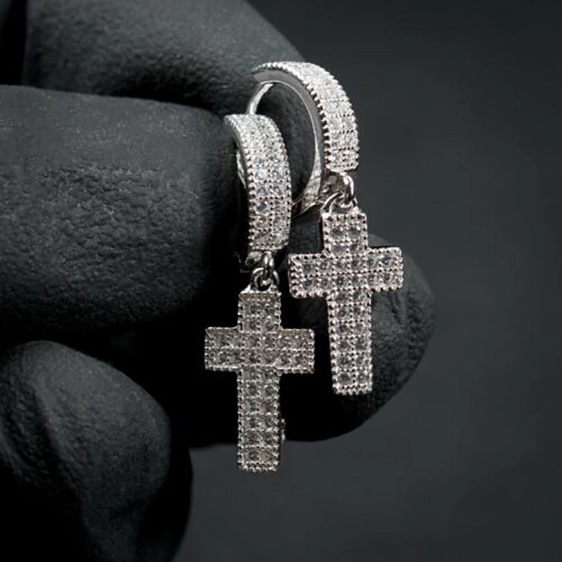 Wholesale Crosses Copper Earrings