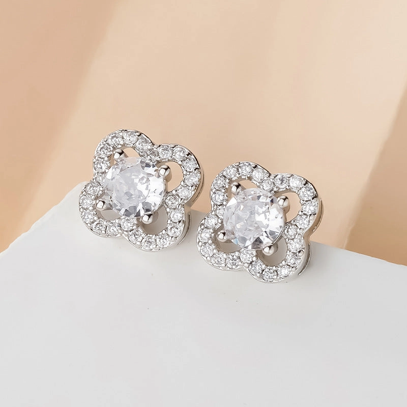 Wholesale Diamond Set of 3 Copper Earrings