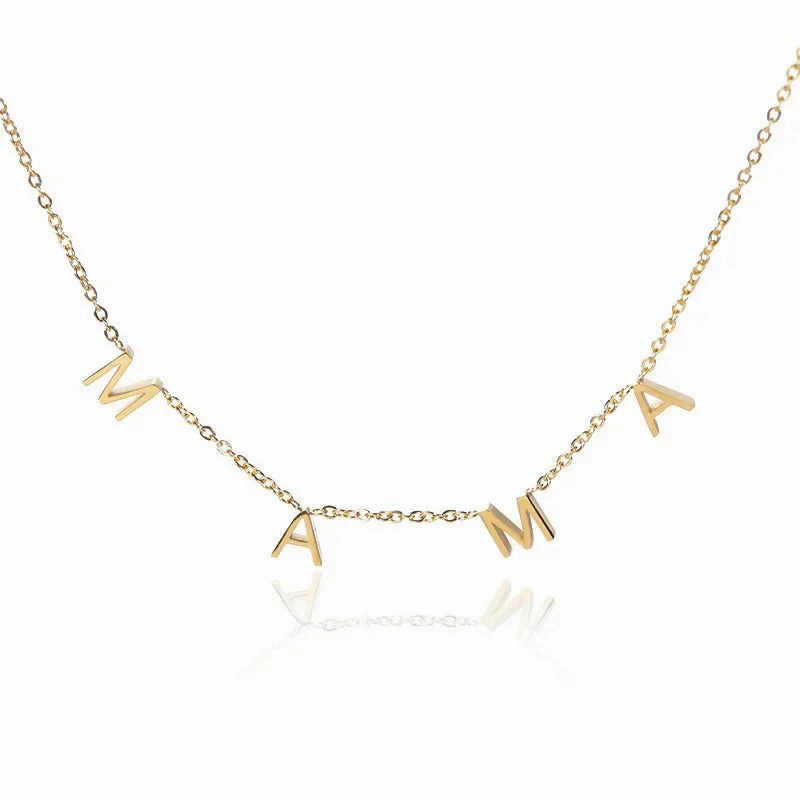 Wholesale English letter necklace Valentine's Day DIY clavicle chain