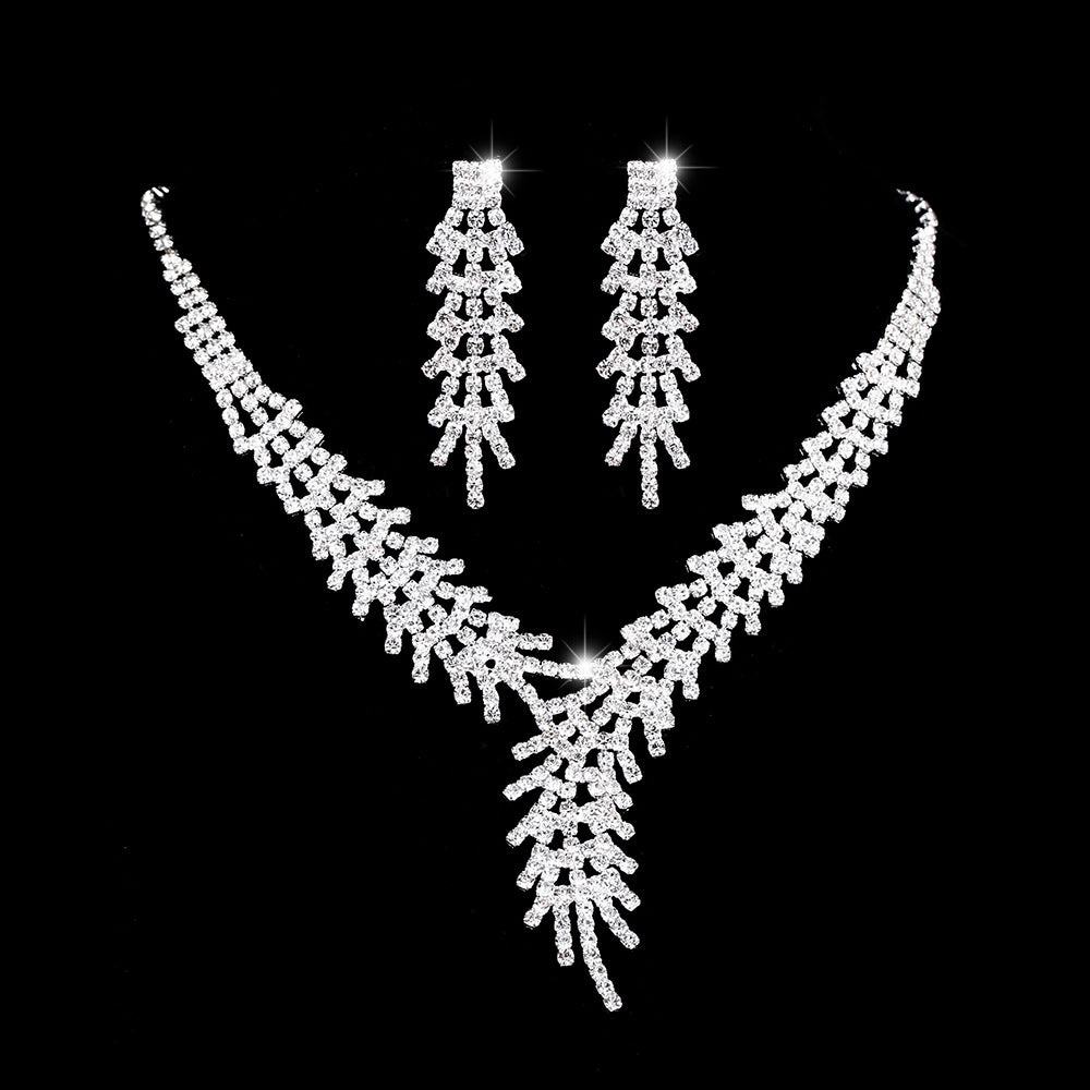 Wholesale Full Diamond Zircon Rhinestone Earrings