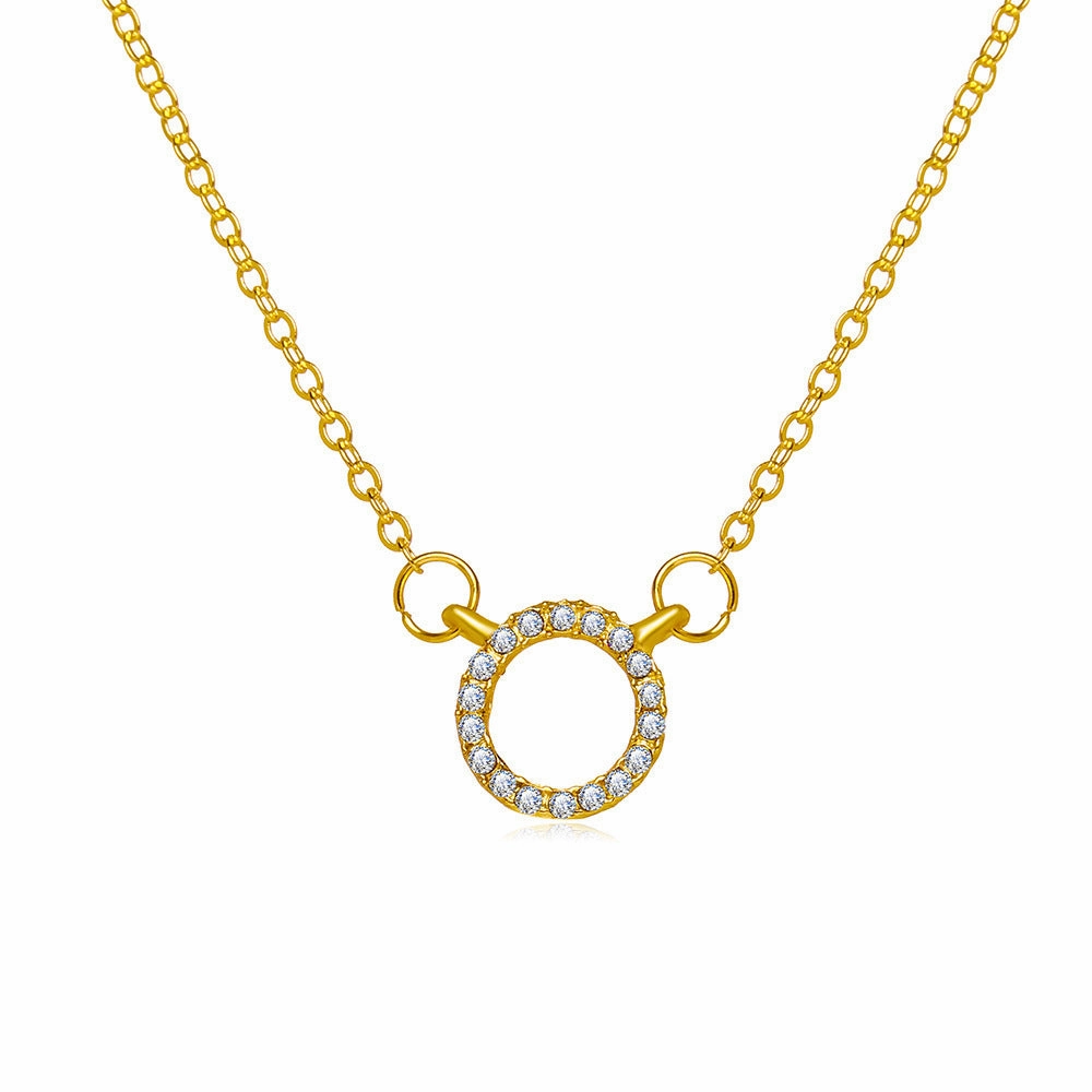 Wholesale Geometric ring with diamond clavicle