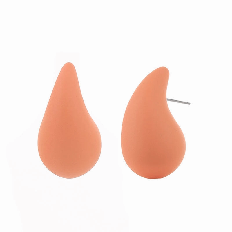 Wholesale Gut Acrylic Spray Paint Solid Color Ladies Earrings