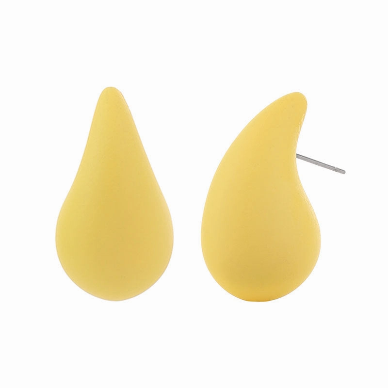 Wholesale Gut Acrylic Spray Paint Solid Color Ladies Earrings