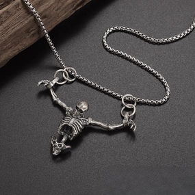 Wholesale Halloween Gothic Skull Necklace