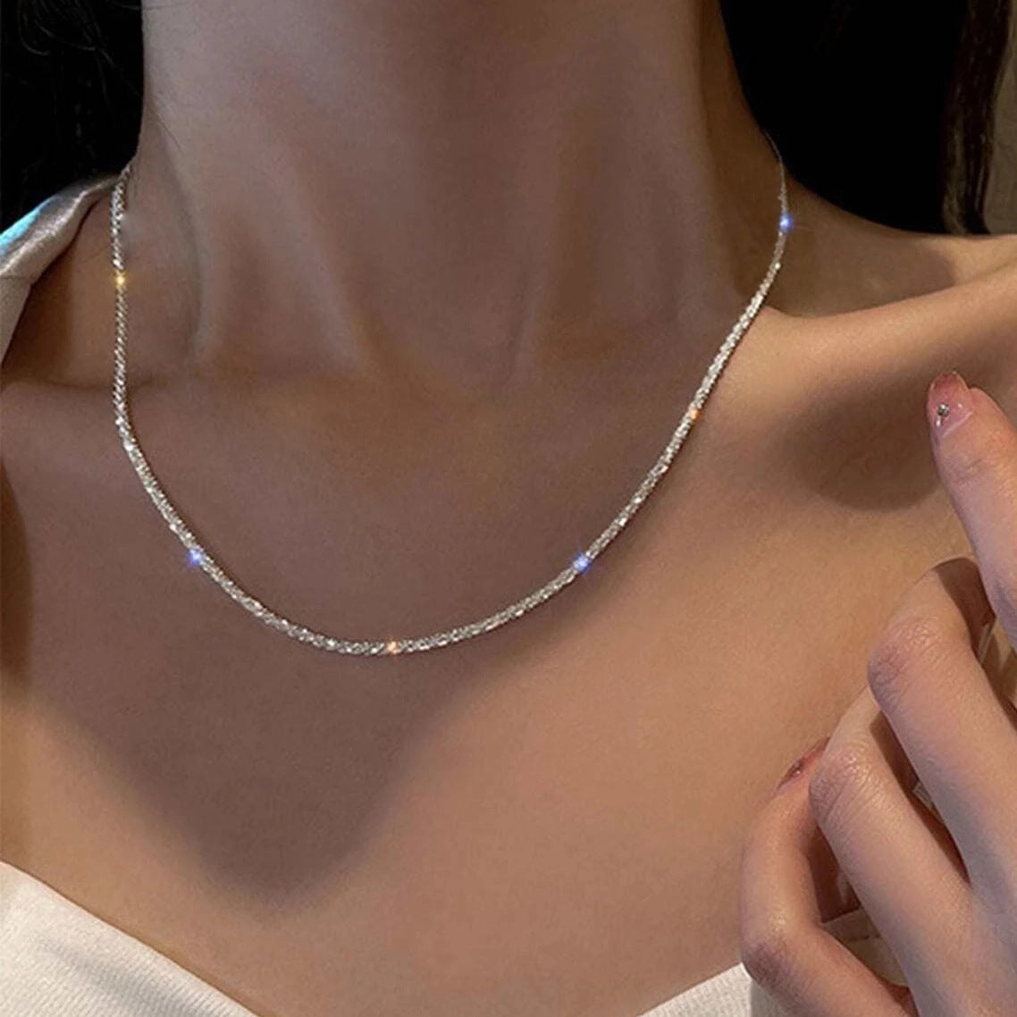 Wholesale ins starry sky necklace