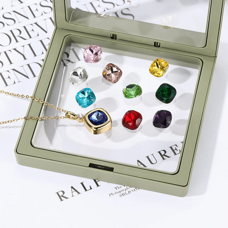 Wholesale Interchangeable zircon necklace
