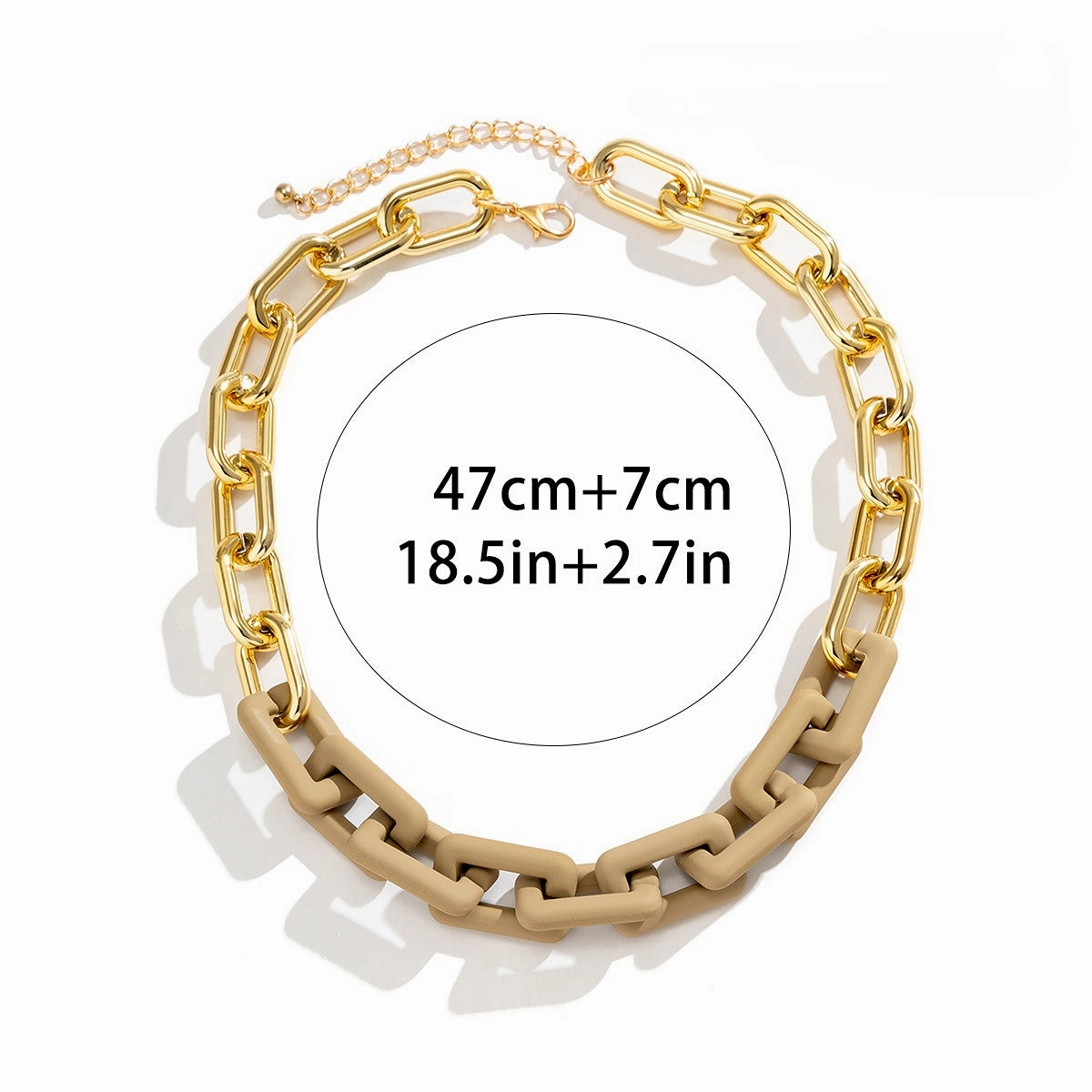 Wholesale Iron Stitching Cross Buckle Geometric Hollow Clavicle Necklace