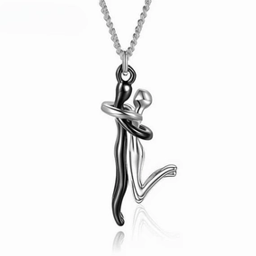 Wholesale Leg-crossing Hug Necklace