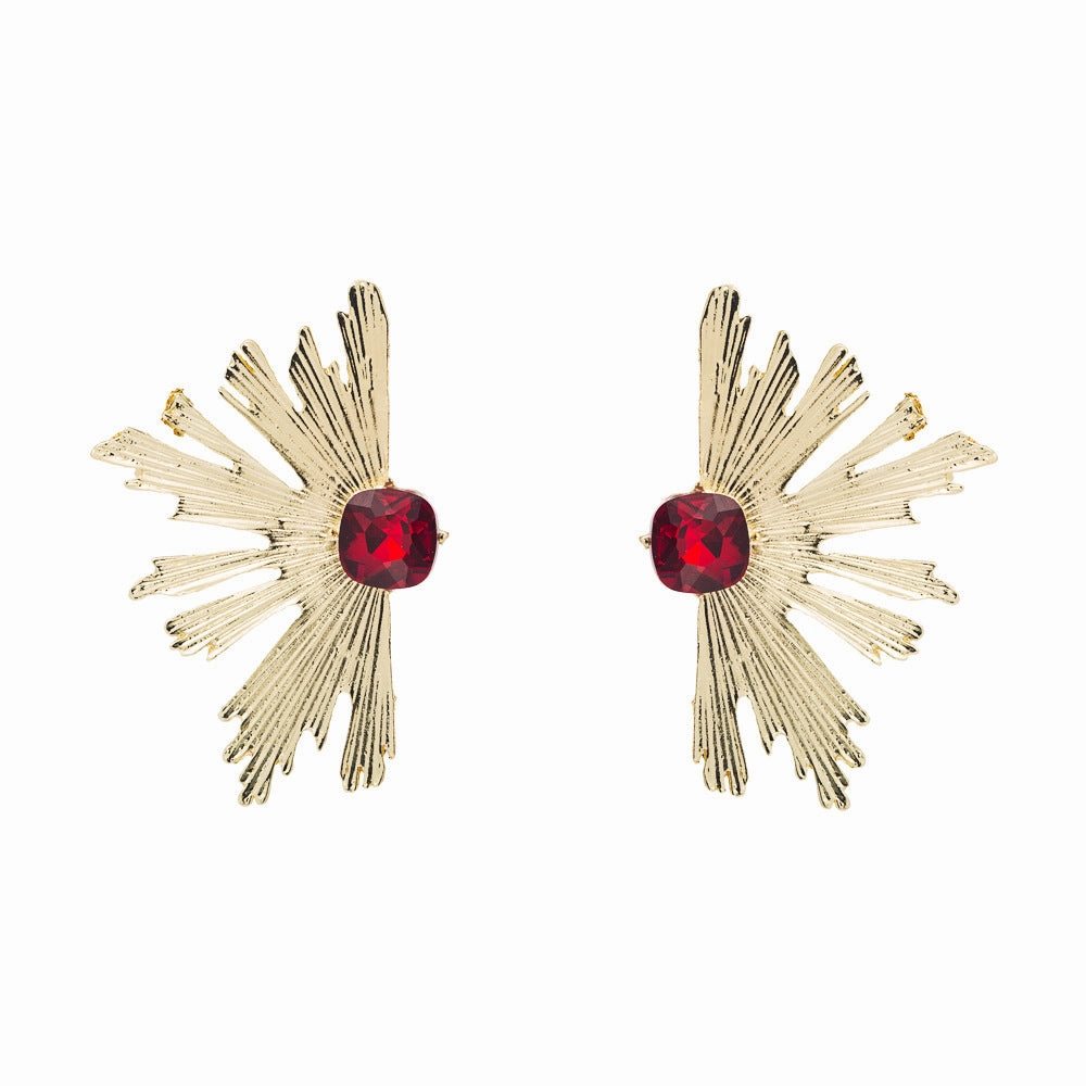Wholesale Multilayer Diamond Studded Alloy Earrings