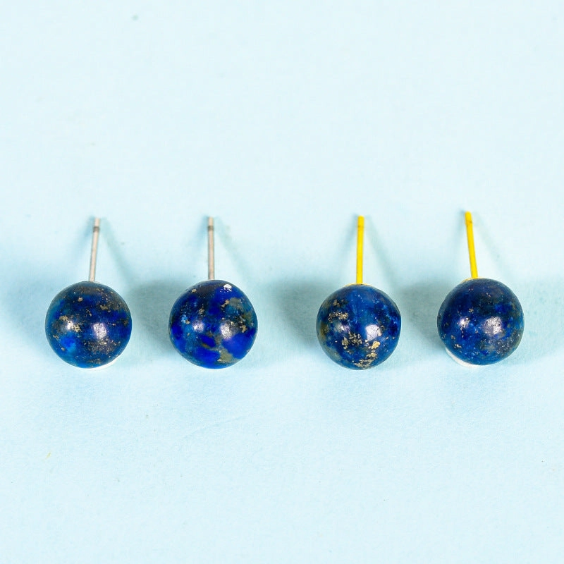 Wholesale Natural Crystal Raw Stone Crystal Earrings Stud Earrings