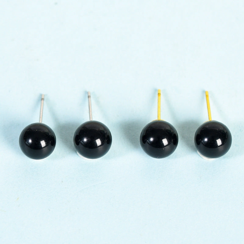 Wholesale Natural Crystal Raw Stone Crystal Earrings Stud Earrings