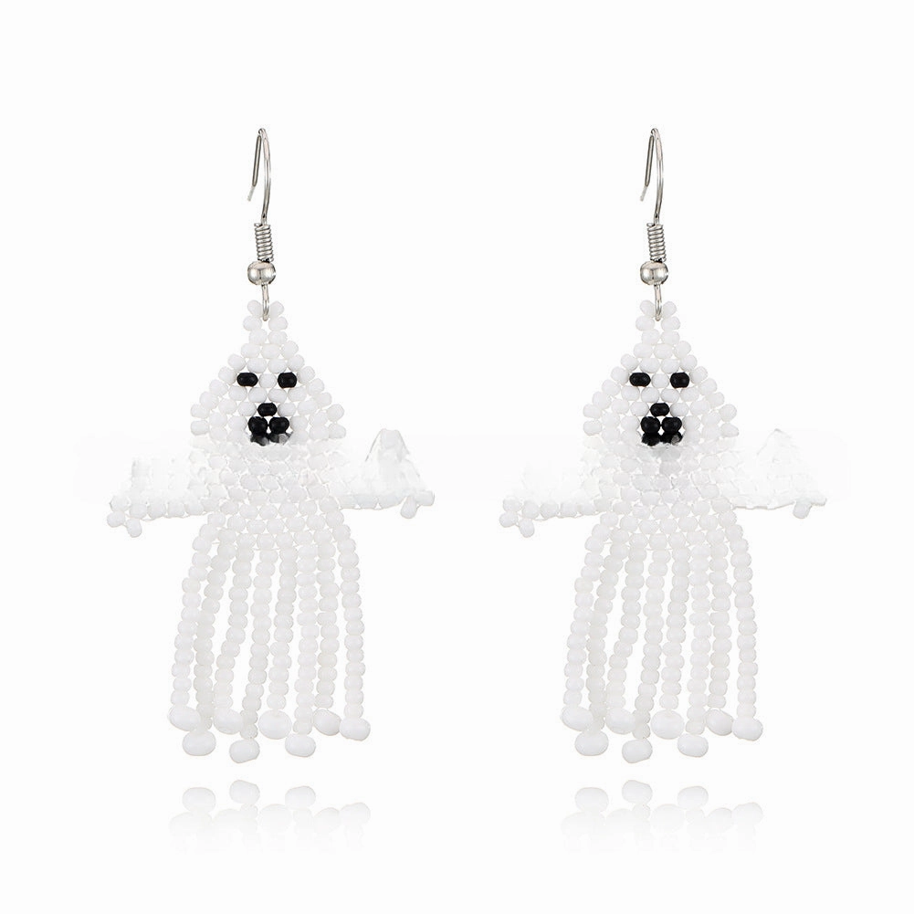 Wholesale personalized halloween tassel earrings for women