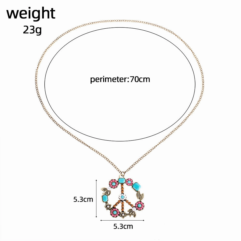 Wholesale Retro Personalized Jewelry Pearl Flower Necklace