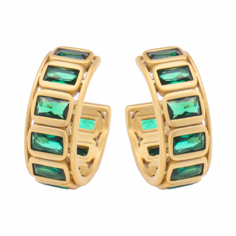 Wholesale Round Nano Vintage Earrings
