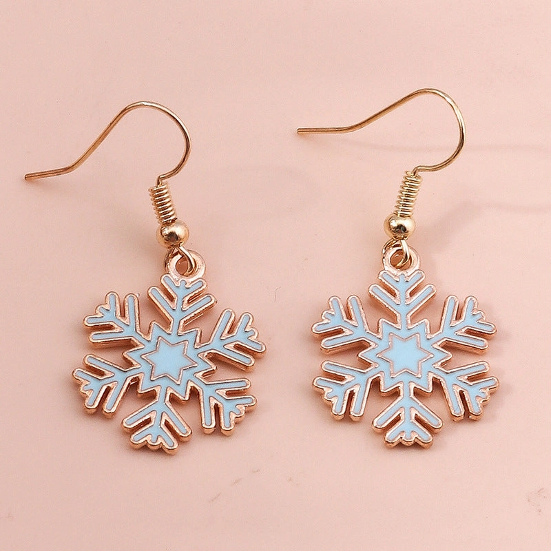 Wholesale Santa Claus Christmas Tree Snowman Snowflake Earrings