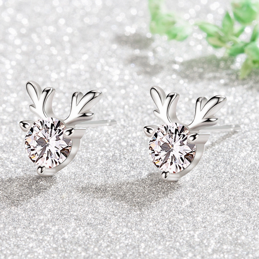 Wholesale Simulated Moissanite Copper Earrings
