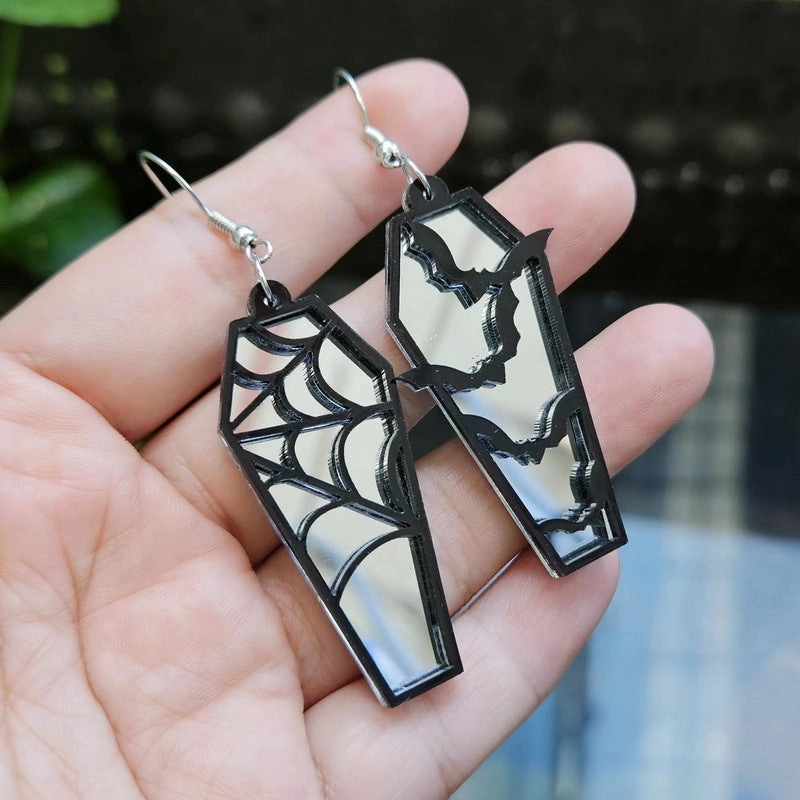 Wholesale Spider Web Acrylic Earrings