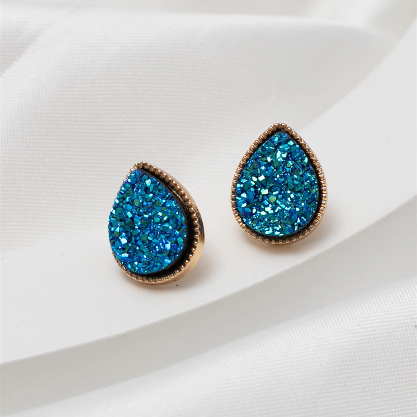 Wholesale Sweet Water Drops Plastic Earrings