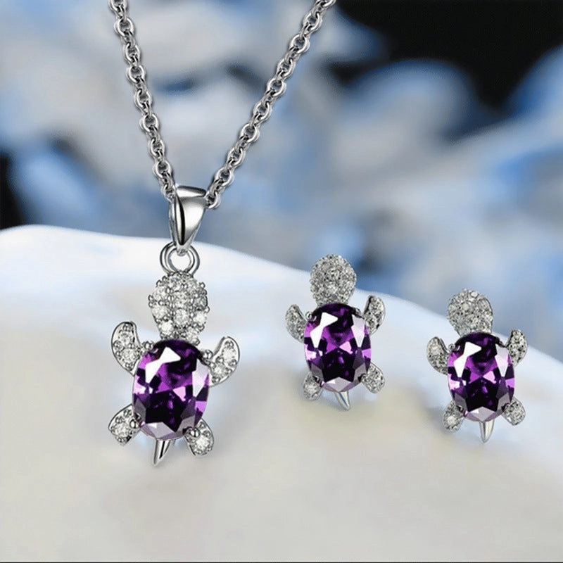 Wholesale Turtle Alloy Earrings Jewelry Set