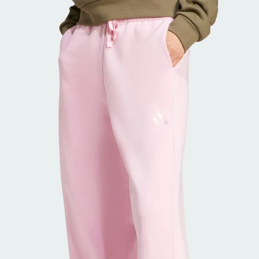 Women's adidas ALL SZN Fleece Loose Wide-Leg Pants