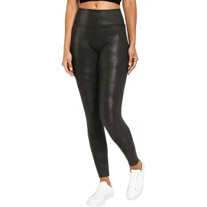 Womens Coated Polyester Athletic Leggings