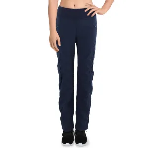 Womens Drawstring Hem Nylon Jogger Pants