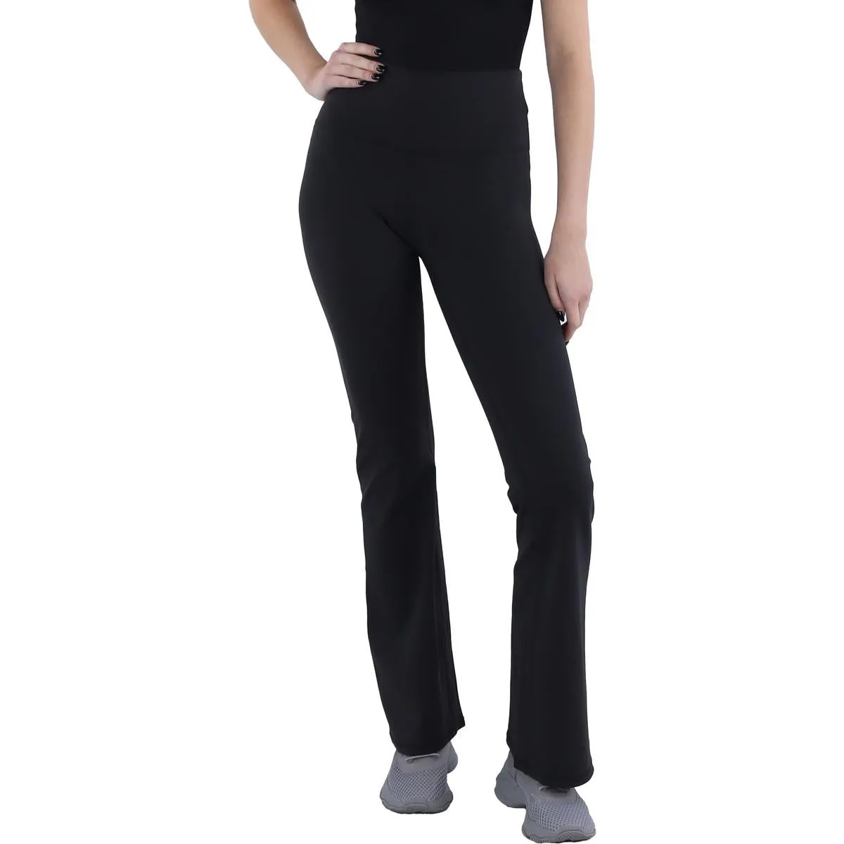 Womens Flared Fitness Yoga Pants