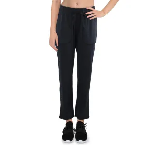 Womens Heathered Polyester Capri Pants