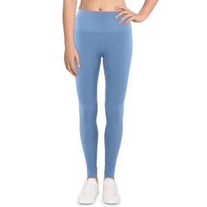 Womens Ribbed Nylon Athletic Leggings