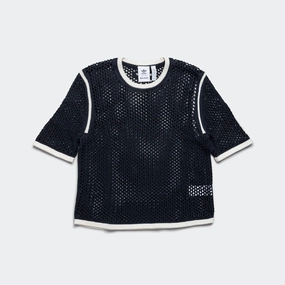 Womens Knit Tee x Wales Bonner - Night Navy