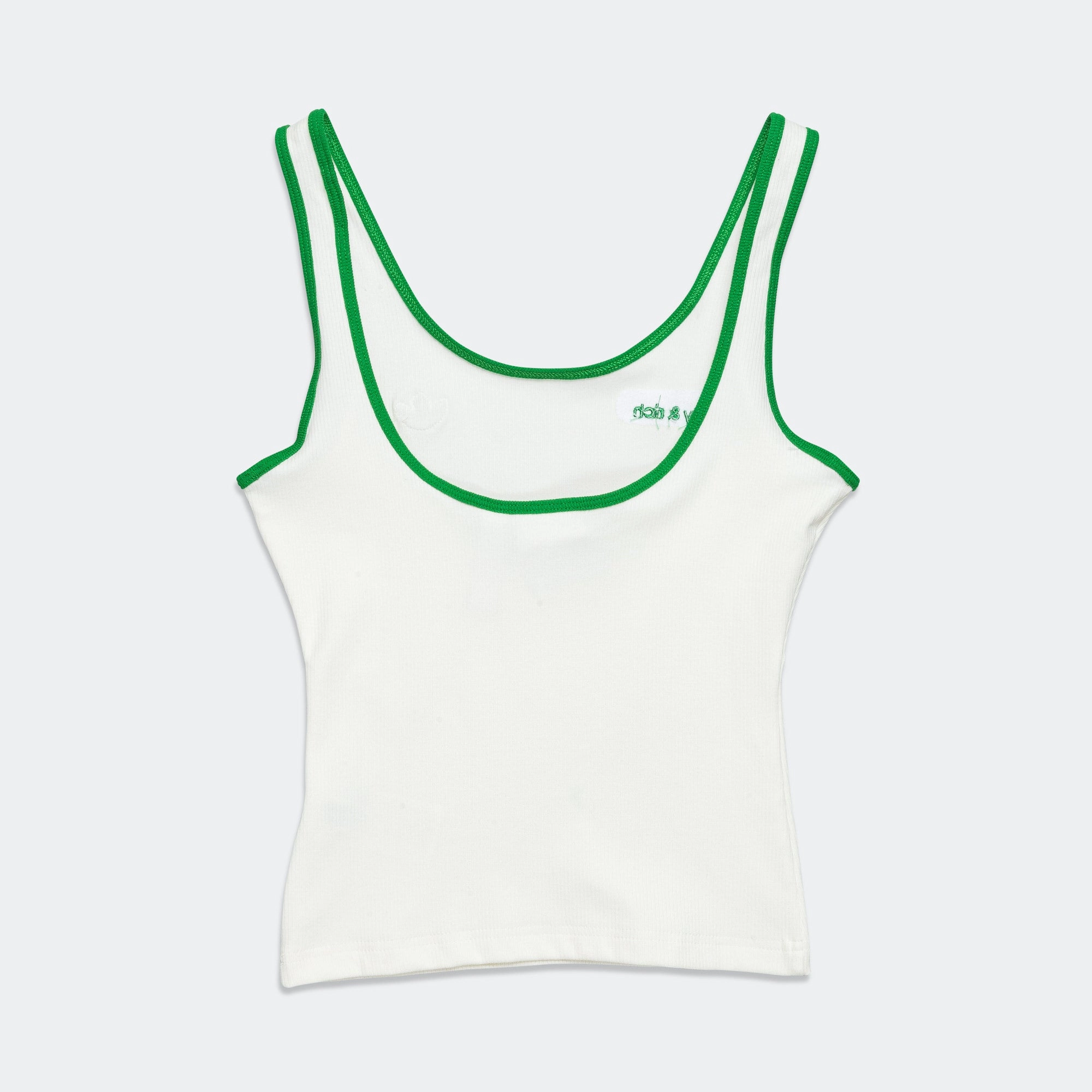 Womens Tank Top x Sporty & Rich - Off White/Green