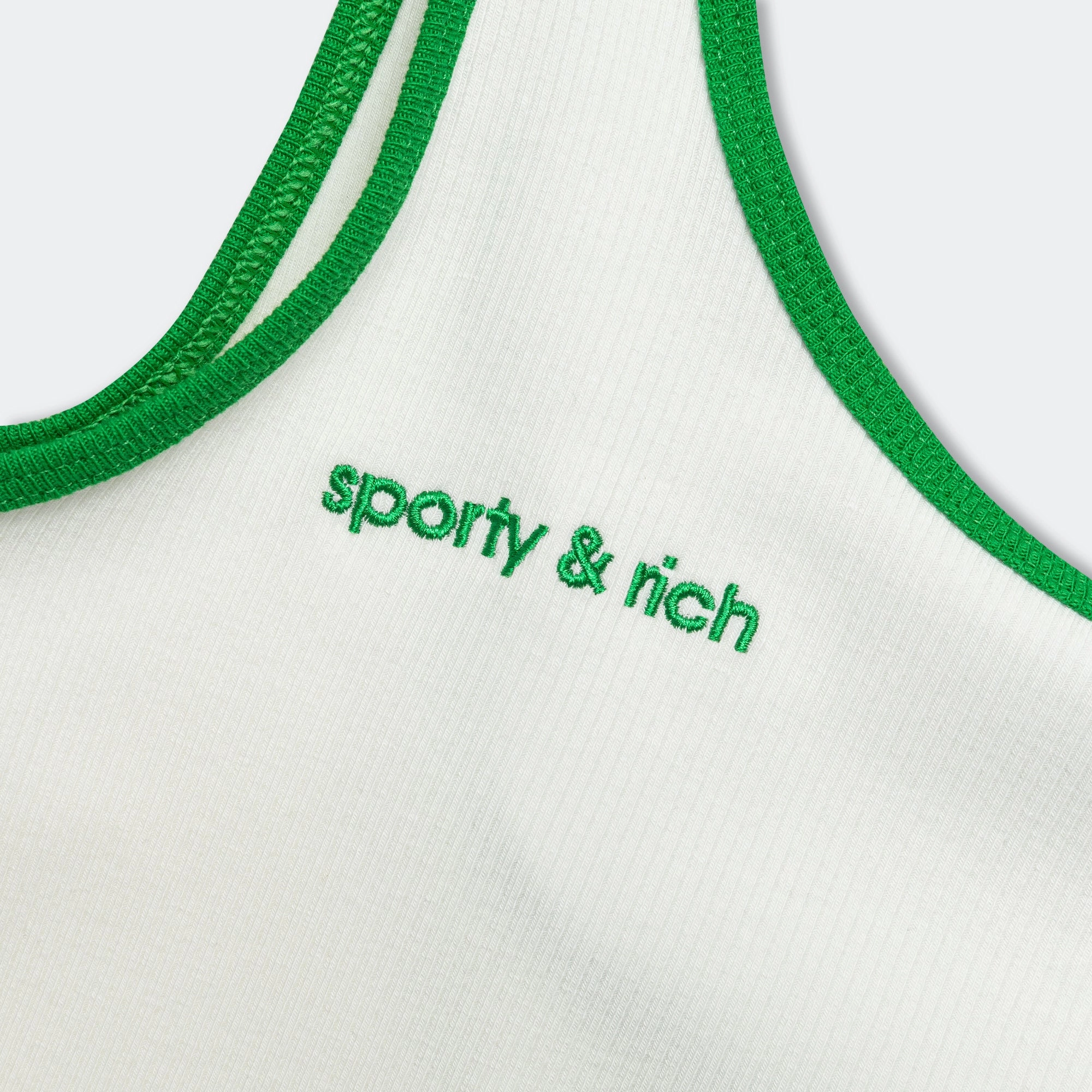 Womens Tank Top x Sporty & Rich - Off White/Green