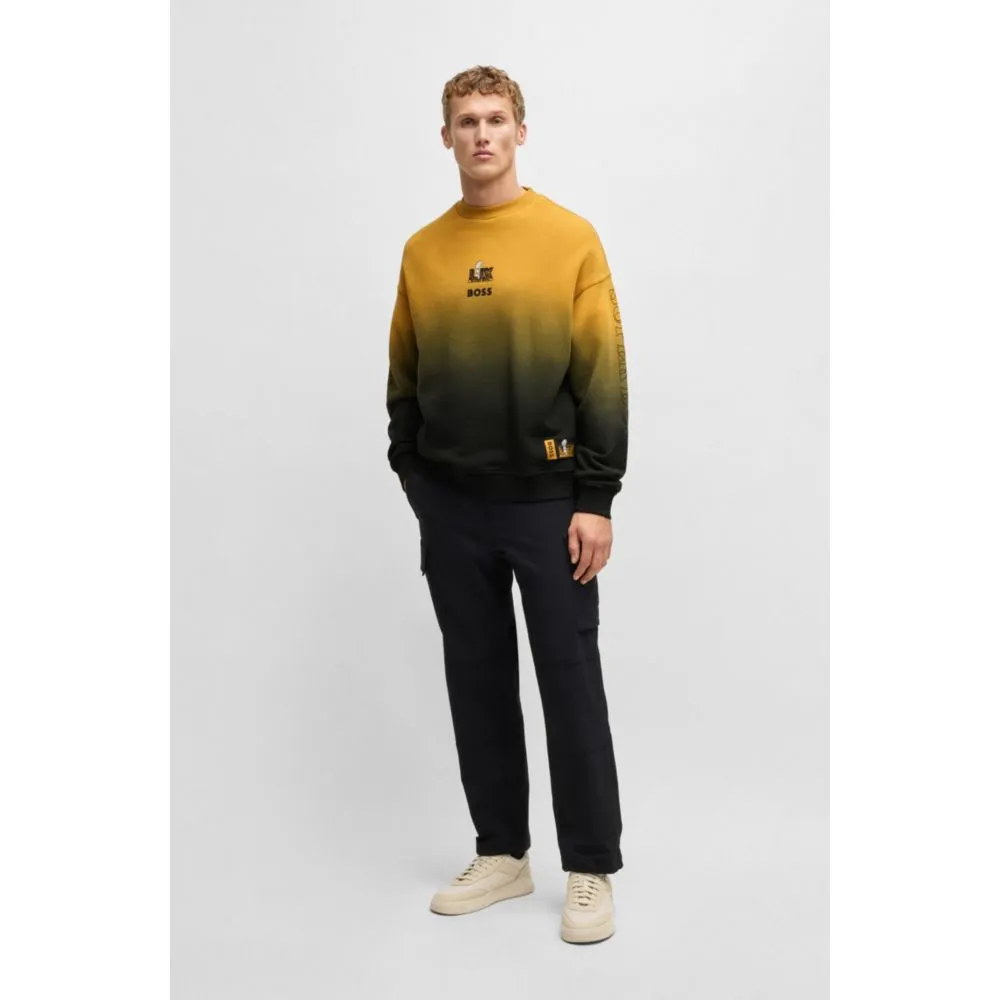 x NFL cotton sweatshirt with gold-tone embroidery